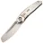 Нож Reate/Vulpex Knives CLU satin сталь Elmax рукоять Crystalized gray Titanium