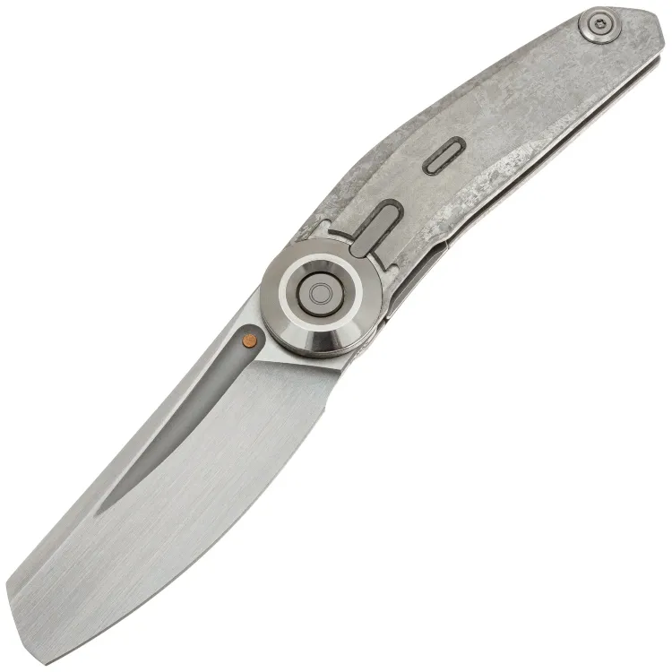 Нож Reate/Vulpex Knives CLU satin сталь Elmax рукоять Crystalized gray Titanium