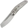 Нож Reate/Vulpex Knives CLU satin сталь Elmax рукоять Crystalized gray Titanium