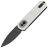 Нож Vosteed Corgi Pup blackwash сталь 14C28N рукоять White G10