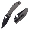 Нож Spyderco Tenacious R.I.L. black сталь 8Cr13MoV рукоять Gray Titanium (C122TIBKP)