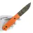 Нож HOT Knife Hoot OD camo сталь D2 рукоять Orange G10