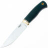 Нож Южный Крест Гризли Эксперт сталь N690 рукоять латунь/микарта изумруд (379.5252)