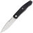 Нож Real Steel Serenity Liner-Lock satin сталь N690 рукоять Black G10 (7682B)