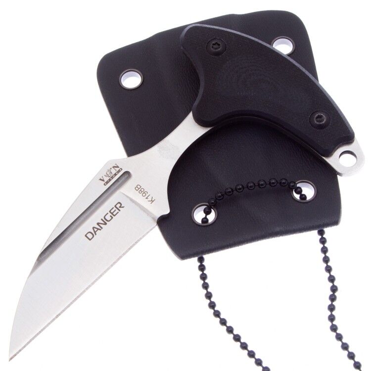 Нож тычковый Viking Nordway Danger K198B сталь AUS-8 рукоять Black G10