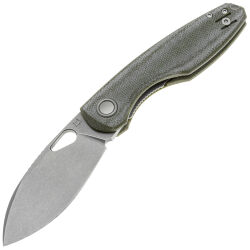 Нож Fox Chilin stonewash сталь M398 рукоять OD green canvas Micarta (FX-530 MOD)