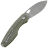 Нож Fox Chilin stonewash сталь M398 рукоять OD green canvas Micarta (FX-530 MOD)
