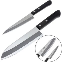 Набор из 2-х кухонных ножей Fuji Cutlery Giftset-A сталь Stainless steel рукоять пластик