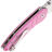 Нож Kansept Korvid M+ stonewash сталь 154CM рукоять Pink G10