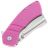 Нож Kansept Korvid M+ stonewash сталь 154CM рукоять Pink G10