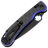 Нож Daggerr Sting X-Lock DLC сталь D2 рукоять Blue G10/CF