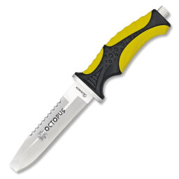 Нож дайвера Martinez Albainox Octopus Yellow сталь Stainless steel рук. резина/ пластик