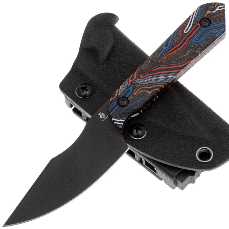 Нож Kizer Harpoon Mini black сталь CPM-3V рукоять Colored G10