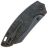 Нож Kizer Towser K Blackwash сталь Elmax рукоять Dark Matter Blue FatCarbon