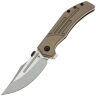 Нож Kansept Orion satin сталь S35VN рукоять Bronze Titanium