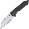 Нож We Knife High-Fin сталь Hakkapella Damasteel рукоять Black Titanium (WE22005-DS1)