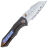 Нож We Knife High-Fin сталь Hakkapella Damasteel рукоять Black Titanium (WE22005-DS1)