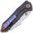 Нож We Knife High-Fin сталь Hakkapella Damasteel рукоять Black Titanium (WE22005-DS1)