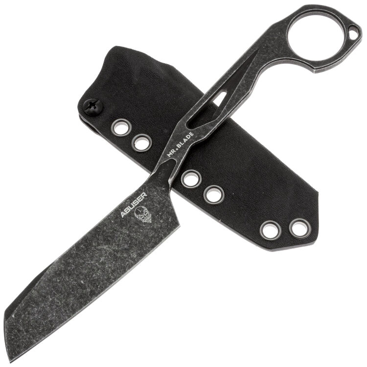 Нож Mr.Blade Abuser blackwash сталь AUS-8