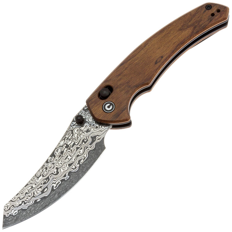 Нож CIVIVI Sixgill сталь Damascus рукоять Guibourtia Wood (C24050-DS1)