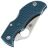 Нож Spyderco Manbug сталь K390 рукоять Blue FRN (MFPK390)