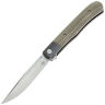 Нож Boker Plus Modern Trapper Uno satin сталь Nitro-V рукоять Green Micarta (01BO930)