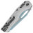 Нож Microtech MSI Ram-Lok sky blue сталь M390MK рукоять White Polymer (210T-1PMCWH-Y7)