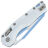 Нож Microtech MSI Ram-Lok sky blue сталь M390MK рукоять White Polymer (210T-1PMCWH-Y7)
