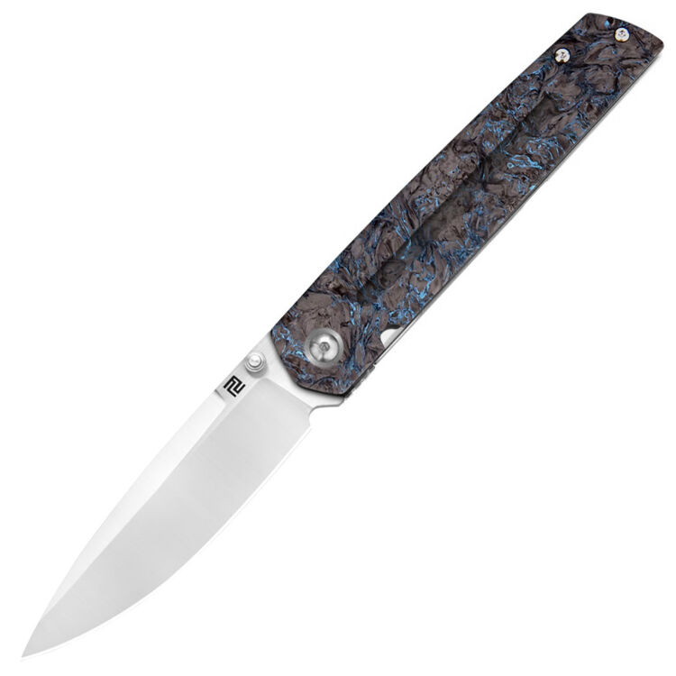 Нож Artisan Cutlery Sirius сталь S35VN рукоять Dark Matter Blue FatCarbon