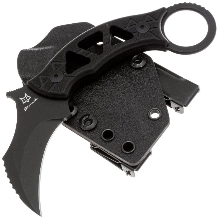 Нож FOX Tribal K Top Shield сталь N690Co рукоять Black G10 (FX-803)