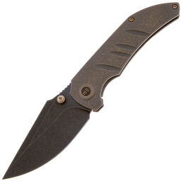 Нож WE Knife Riff-Raff blackwash сталь CPM-20CV рукоять Bronze Ti (WE22020B-1)