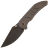Нож WE Knife Riff-Raff blackwash сталь CPM-20CV рукоять Bronze Ti (WE22020B-1)