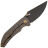 Нож WE Knife Riff-Raff blackwash сталь CPM-20CV рукоять Bronze Ti (WE22020B-1)