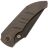 Нож WE Knife Riff-Raff blackwash сталь CPM-20CV рукоять Bronze Ti (WE22020B-1)