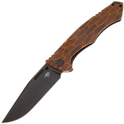 Нож Bestech Keen II Blackwash сталь S35VN рукоять Black-Orange G10/Black Ti (BT2301F)