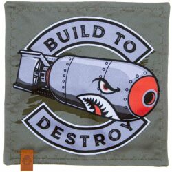 Хэнк (платок) MonkeyCREW Build to Destroy/Green 20*20см