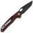 Нож Vosteed Thunderbird blackwash сталь M390 рукоять Black/Red Topo G10