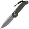 Нож Microtech LUDT Gen II S/E Apocalyptic сталь M390 рукоять OD Green Aluminum (135-10APOD)