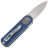 Нож Vosteed Corgi Pup satin сталь 14C28N рукоять Blue Micarta