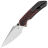 Нож Kansept Fenrir Left Handed stonewash сталь S35VN рукоять Black-Red G10/Black Titanium