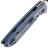 Нож Kansept Little Main Street satin сталь S35VN рукоять Blue Titanium