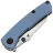 Нож Kansept Little Main Street satin сталь S35VN рукоять Blue Titanium