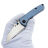 Нож Kansept Little Main Street satin сталь S35VN рукоять Blue Titanium