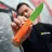 Нож HOT Knife Hoot zombie green сталь D2 рукоять Orange G10