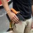 Нож HOT Knife Hoot zombie green сталь D2 рукоять Orange G10