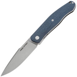 Нож Real Steel Serenity Liner-Lock beadblast  сталь N690 рукоять Denim Micarta (7682DM)