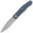 Нож Real Steel Serenity Liner-Lock beadblast  сталь N690 рукоять Denim Micarta (7682DM)