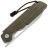 Нож SHOOZIZ XUN119B сталь D2 рукоять Green Micarta
