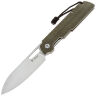 Нож SHOOZIZ XUN119B сталь D2 рукоять Green Micarta