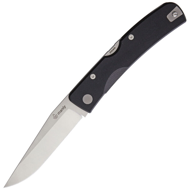 Нож Manly Peak сталь AISI 1.2379 рукоять Black G10